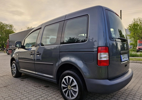 Volkswagen Caddy cena 21900 przebieg: 189000, rok produkcji 2009 z Łódź małe 379